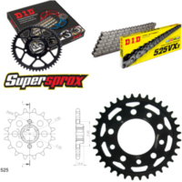 Chain Kit - Steel - for: HONDA CB450 S 44PS 86-89 16-36-108 DID525VX3 rivet