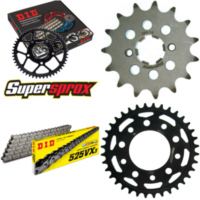 Chain Kit - Steel - for: HONDA XBR500 44PS 85-86 15-36-106 DID525VX3 endless