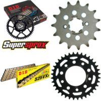 Kettensatz Stahl für: HONDA XBR500 44PS 85-86 15-36-106 DID525VX3(G&B) Clip