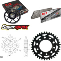 Chain Kit - Steel - for: HONDA XBR500 27PS 87-89 14-36-106 DID525ZVM-X rivet