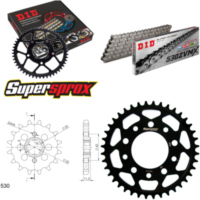 Chain Kit - Steel - for: HONDA FT500 C 82-83 15-40-100 DID530ZVM-X rivet