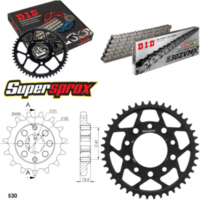 Chain Kit - Steel - for: HONDA VF500 F/F2 Interceptor 84-87 15-43-108 DID530ZVM-X rivet