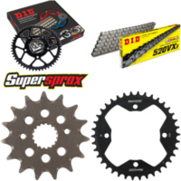 Kettensatz Stahl für: HONDA TRX400 Fourtrax 99-03/TRX400 Sp 15-38-094 DID520VX3 Niet
