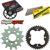 Kettensatz Stahl für: HONDA TRX400 Fourtrax 04-09/TRX400 Sp 14-39-094 DID520VX3 Niet
