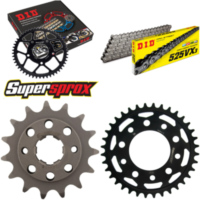 Chain Kit - Steel - for: HONDA GB500 Clubman 89-92 15-36-108 DID525VX3 Clip