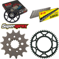 Kettensatz Stahl für: HONDA XR650 R 00-07 14-48-110 DID520VX3 Clip