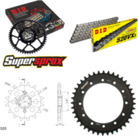 Chain Kit - Steel - for: HONDA XL600 RM/LM 85-87 15-40-106 DID520VX3 rivet