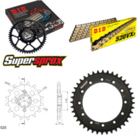 Kettensatz Stahl für: HONDA XL600 RM/LM 85-87 15-40-106 DID520VX3(G&B) Clip