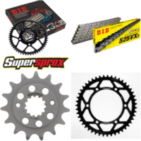 Chain Kit - Steel - for: HONDA XL600 V Transalp 89-99/XL700V / 15-47-118 DID525VX3 Clip