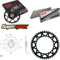 Kettensatz Stahl für: HONDA FX650 Vigor 97-00/SLR650 97-00 14-43-108 DID520ZVM-X Niet