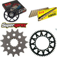 Chain Kit - Steel - for: HONDA NX650 Dominator 25KW 91-94 15-50-112 DID520VX3(G&B) endless