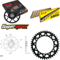 Chain Kit - Steel - for: HONDA FMX650 05-07 14-42-110 DID520VX3(G&B) rivet