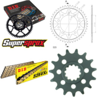 Kettensatz Stahl für: HONDA CBF600 /N /S 04-07 15-43-116 DID525VX3(G&B) Niet