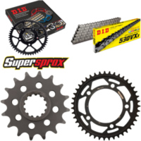 Chain Kit - Steel - for: HONDA CB900 Hornet /S 02-06 16-43-114 DID530VX3 rivet