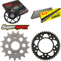 Chain Kit - Steel - for: HONDA CBR1100 XX Blackbird, Super Bla 17-44-110 DID530VX3 rivet