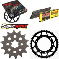 Kettensatz Stahl für: DERBI/GILERA Senda SM 1 50 00-01/Send 14-53-130 DID420D Clip