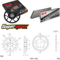 Chain Kit - Steel - for: DUCATI 500 Pantah Sports 82-85/600 Pa 15-38-094 DID530ZVM-X rivet