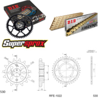 Chain Kit - Steel - for: DUCATI 500 Pantah Sports 82-85/600 Pa 15-38-094 DID530ZVM-X(G&G) endless