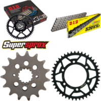 Chain Kit - Steel - for: DUCATI 620 Sport 03-03 15-42-094 DID520VX3 rivet