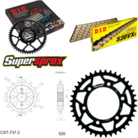 Kettensatz Stahl für: DUCATI 907 i.e. 92-92 15-40-108 DID520VX3(G&B) Endlos