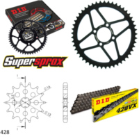 Chain Kit - Steel - for: YAMAHA DT80 MX-S 84-85 13-41-108 DID428VX Clip