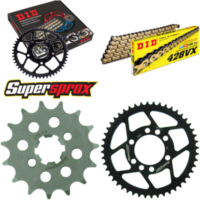 Kettensatz Stahl für: YAMAHA DT80 LC1 81-84 15-48-120 DID428VX(G&B) Endlos