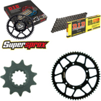 Kettensatz Stahl PEUG/YAM XP6 Enduro /Track 50 07-08/D 11-62-134 DID420D Clip