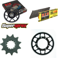 Chain Kit - Steel - PEUG/YAM XP6 Supermoto Top Road 50 07 11-58-132 DID420D Clip