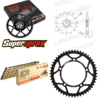 Chain Kit - Steel - for: YAMAHA DT50 SM 02-02 12-50-128 DID420NZ3(G&B) Clip
