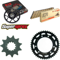 Chain Kit - Steel - for: MBK/YA X-Limit 50 SM 03-06/DT50 SM 03 11-48-126 DID420NZ3(G&B) Clip