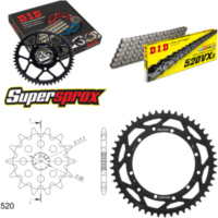 Kettensatz Stahl für: YAMAHA YZ125 93-93 13-50-116 DID520VX3 Endlos