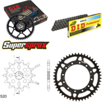 Kettensatz Stahl für: YAMAHA WR125 99-01/YZ125 99-01 13-48-112 DID520 Clip