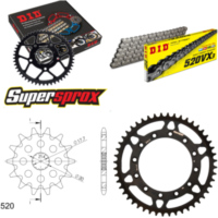 Chain Kit - Steel - for: YAMAHA WR125 99-01/YZ125 99-01 13-48-112 DID520VX3 Clip