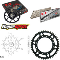 Chain Kit - Steel - for: YAMAHA WR125 02-03/YZ125 02-04 13-49-112 DID520ZVM-X(S&S) endless