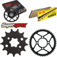 Chain Kit - Steel - for: YAMAHA TT125 R 17``/14`` 02-04 13-49-116 DID428VX(G&B) rivet