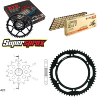 Chain Kit - Steel - for: YAMAHA DT125 R 90-03/DT125 RE 04-06/D 16-57-134 DID428NZ(G&B) Clip