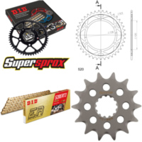 Kettensatz Stahl für: YAMAHA TZR250 87-92 14-41-110 DID520ERT2(G&G) Clip passend für Yamaha TZR  250 2MA 1987