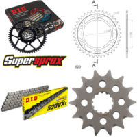 Kettensatz Stahl für: YAMAHA TZR250 87-92 14-41-110 DID520VX3 Clip passend für Yamaha TZR  250 2MA 1987