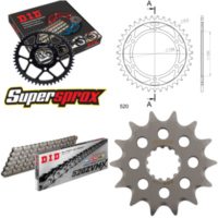 Kettensatz Stahl für: YAMAHA TZR250 87-92 14-41-110 DID520ZVM-X Endlos