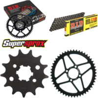 Chain Kit - Steel - for: YAMAHA TT125 R 17``/14`` 00-01 13-49-116 DID428D Clip