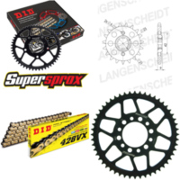 Chain Kit - Steel - for: YAMAHA XT350 85-96 19-52-128 DID428VX(G&B) endless