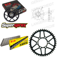 Kettensatz Stahl für: YAMAHA XJ400 81-84/XJ550 Maxim 81-85 16-45-104 DID530VX3 Niet