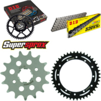 Kettensatz Stahl für: YAMAHA TT600 Street Enduro 83-92 15-44-110 DID520VX3 Niet