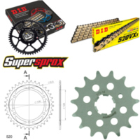 Chain Kit - Steel - for: YAMAHA SRX600 86-86 15-37-104 DID520VX3(G&B) endless
