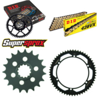 Chain Kit - Steel - for: YAMAHA SR400 14-15 19-56-130 DID428VX(G&B) endless