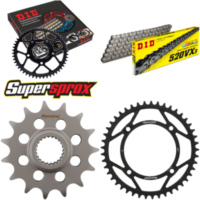 Chain Kit - Steel - for: YAMAHA XTZ660 Tenere 91-95 15-45-110 DID520VX3 rivet