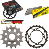 Kettensatz Stahl für: YAMAHA XTZ660 Tenere 96-96 15-46-110 DID520VX3 Clip
