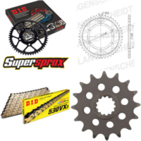 Kettensatz Stahl für: YAMAHA FZ750 85-85 16-44-110 DID530VX3(G&B) Niet