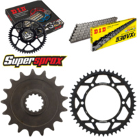 Chain Kit - Steel - for: YAMAHA FZR1000 Exup >530< 89-95/YZF T 17-47-110 DID530VX3 rivet