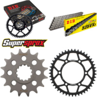 Chain Kit - Steel - for: YAMAHA MT-09 /ABS 13-15/MT-09 Tracer 16-45-110 DID525VX3 rivet